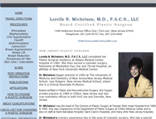 Tablet Screenshot of michelsonmd.com